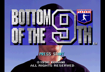 Bottom of the 9th Title Screen